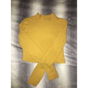 Turtleneck crop top